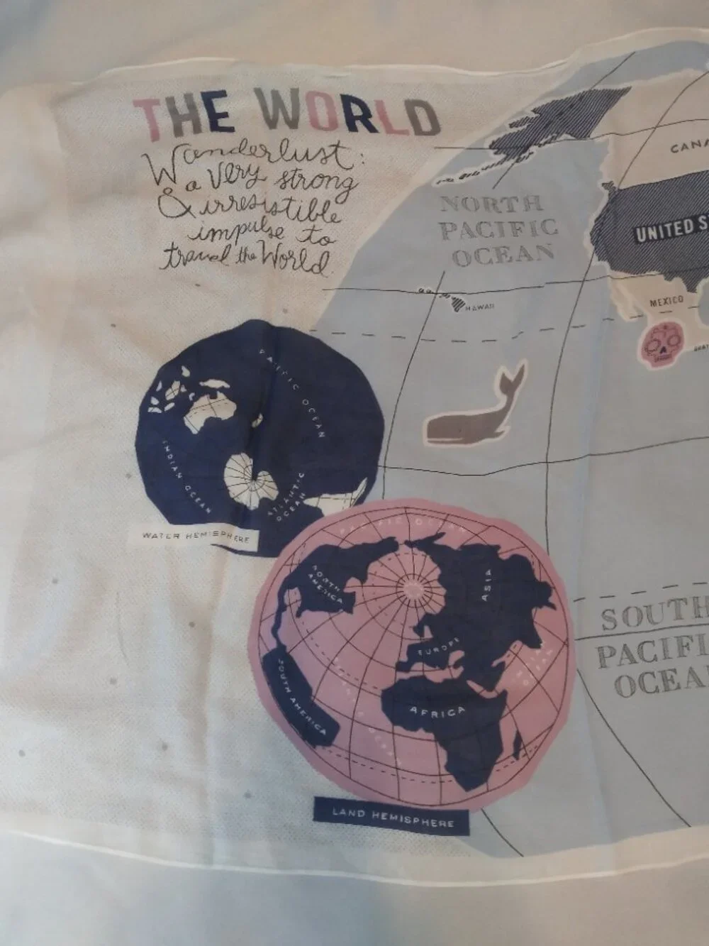 Kate Spade World Map Scarf
